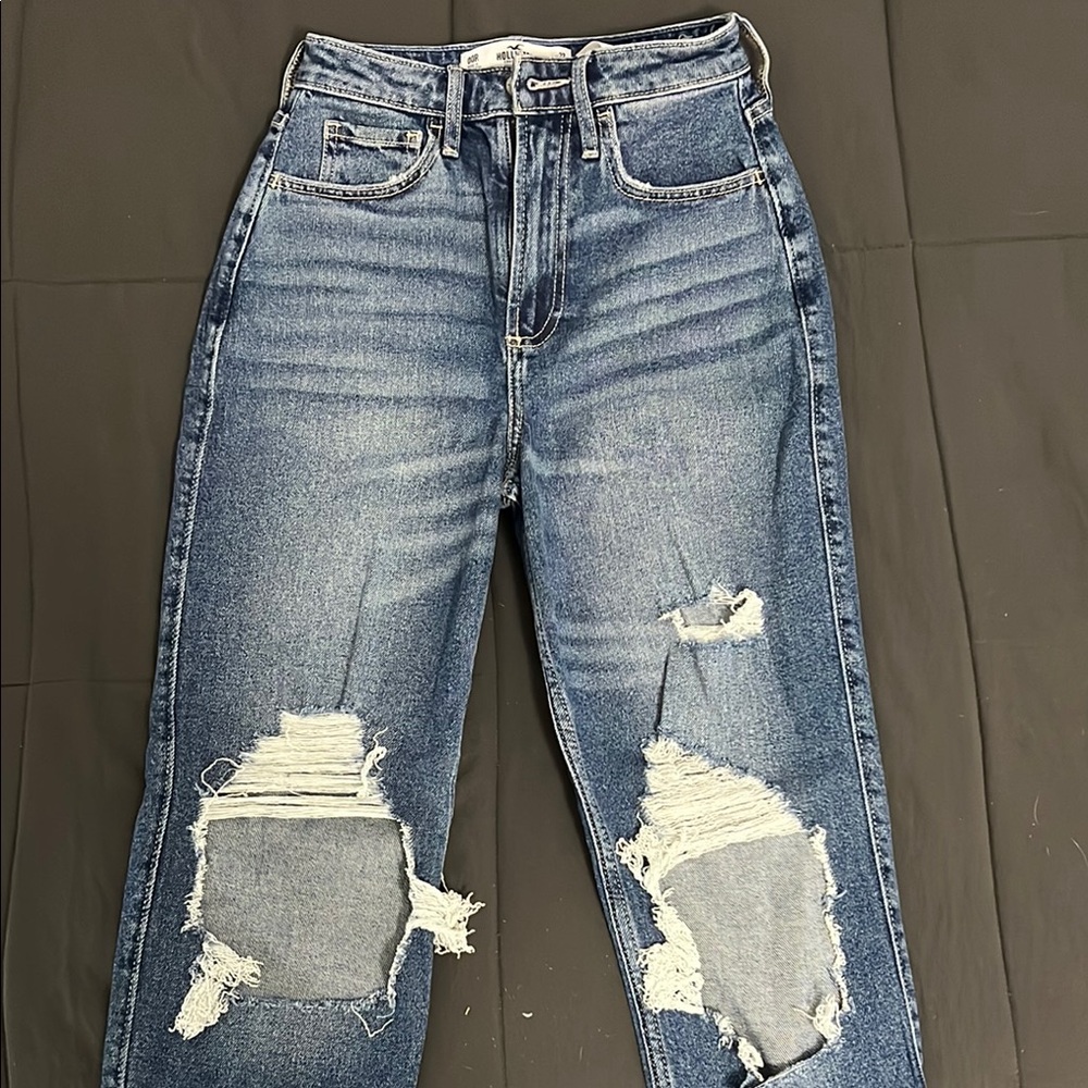 Hollister Blue Boyfriend Jeans